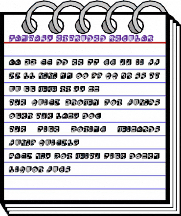 Fantasy Extruded Regular animated font preview Fantasy Extruded Regular animated font preview