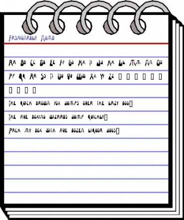 Fashionably Numb Regular animated font preview Fashionably Numb Regular animated font preview