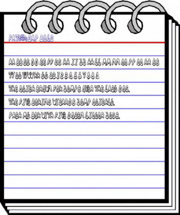 FAT&CAP Bold animated font preview