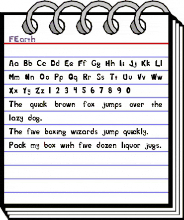 Fearth Regular animated font preview Fearth Regular animated font preview