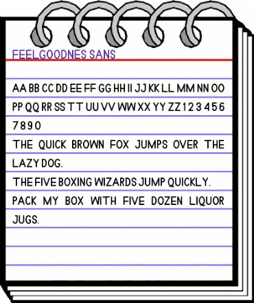 Feelgoodnes sans Regular animated font preview Feelgoodnes sans Regular animated font preview
