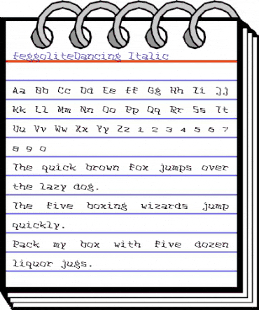 FeggoliteDancing Italic animated font preview FeggoliteDancing Italic animated font preview