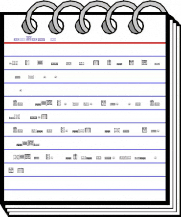 Fenced In LT Regular animated font preview Fenced In LT Regular animated font preview