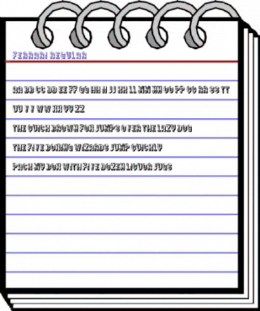 Ferrari Regular animated font preview Ferrari Regular animated font preview