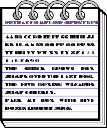 Fete Accompli NF Regular animated font preview Fete Accompli NF Regular animated font preview