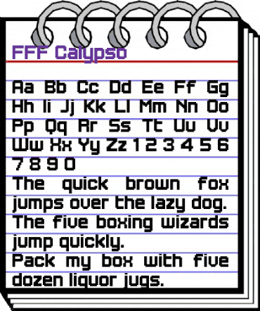 FFF Calypso Regular animated font preview FFF Calypso Regular animated font preview