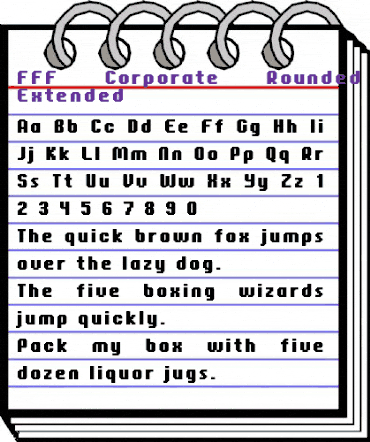 FFF Corporate Regular animated font preview FFF Corporate Regular animated font preview