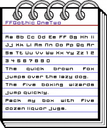 FFGothic Medium animated font preview FFGothic Medium animated font preview