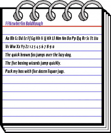 FFNewberlin-BoldRough Medium animated font preview FFNewberlin-BoldRough Medium animated font preview
