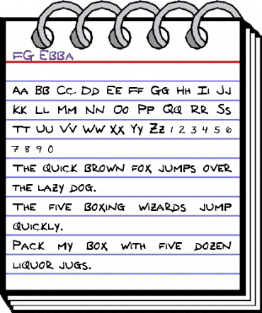 FG Ebba Regular animated font preview FG Ebba Regular animated font preview