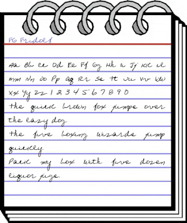 FG Fridolf Regular animated font preview FG Fridolf Regular animated font preview
