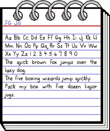 FG Jill Regular animated font preview FG Jill Regular animated font preview