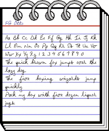 FG Otto Regular animated font preview FG Otto Regular animated font preview