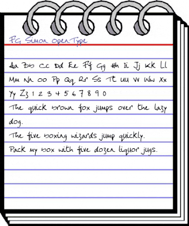 FG Simon Regular animated font preview FG Simon Regular animated font preview
