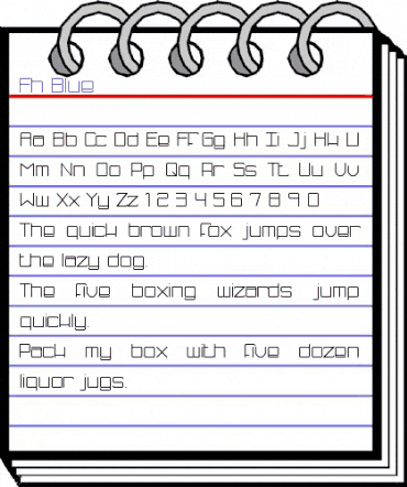 Fh_Blue Regular animated font preview Fh_Blue Regular animated font preview