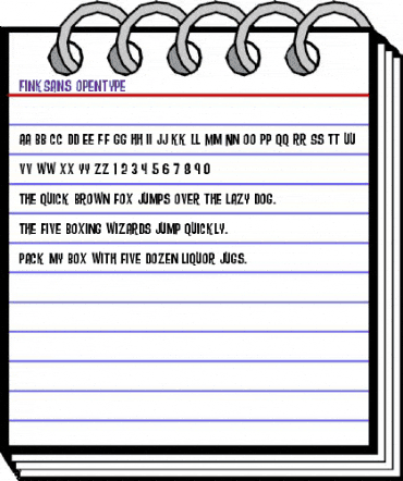 FinkSans Medium animated font preview FinkSans Medium animated font preview