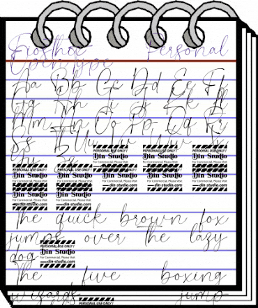 Fiosthic Personal Use Regular animated font preview Fiosthic Personal Use Regular animated font preview