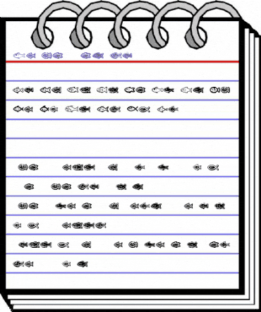 Fishes Regular animated font preview Fishes Regular animated font preview