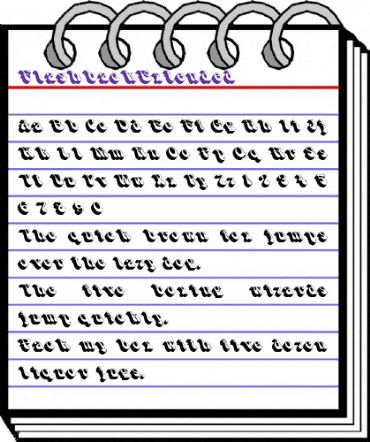 FlashbackExtended Regular animated font preview