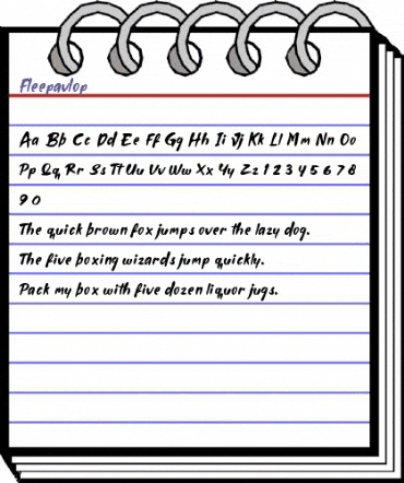 Fleepavlop Regular animated font preview Fleepavlop Regular animated font preview