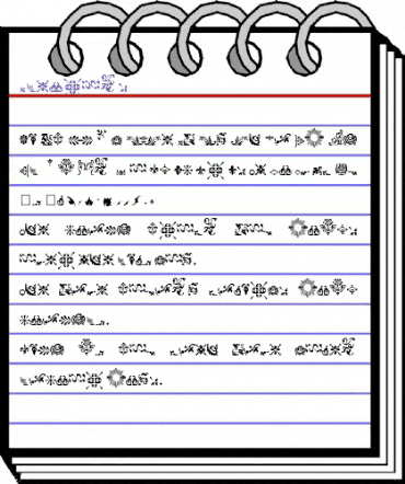 Fleurons Regular animated font preview Fleurons Regular animated font preview