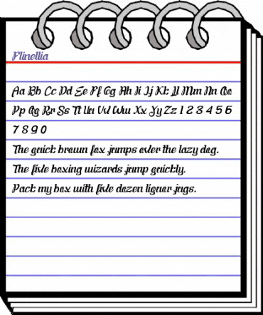Flinellia Script animated font preview Flinellia Script animated font preview