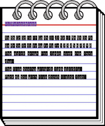 FLIPclockBlack Regular animated font preview