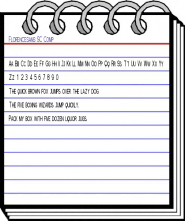 Florencesans SC Comp Regular animated font preview Florencesans SC Comp Regular animated font preview