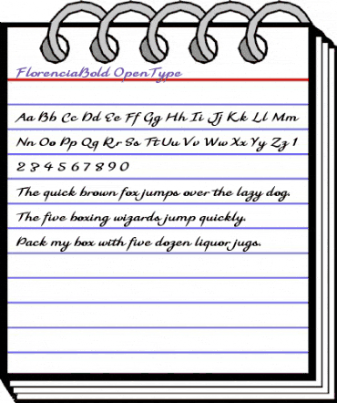 Florencia Bold Bold animated font preview Florencia Bold Bold animated font preview