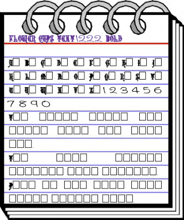 FlowerCapsText1222 Bold animated font preview FlowerCapsText1222 Bold animated font preview