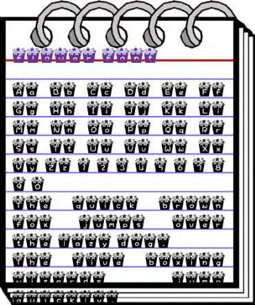 flower_font Regular animated font preview