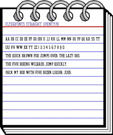 Flyerfonts Straight animated font preview Flyerfonts Straight animated font preview