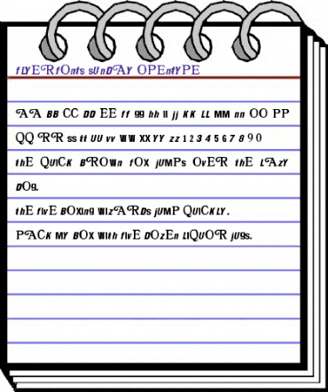 Flyerfonts Sunday animated font preview Flyerfonts Sunday animated font preview