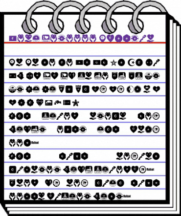 Font Morocco Algeria Regular animated font preview