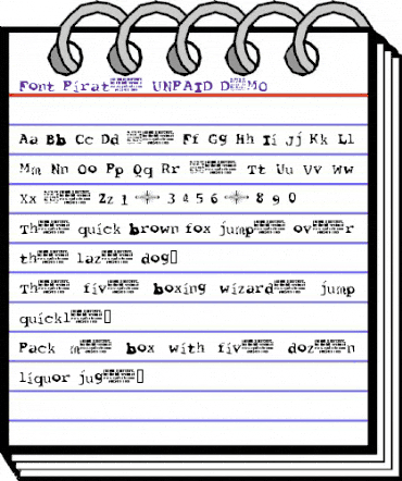 Font Pirate UNPAID DEMO animated font preview Font Pirate UNPAID DEMO animated font preview