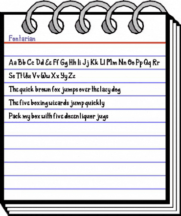 Fontarian Regular animated font preview Fontarian Regular animated font preview