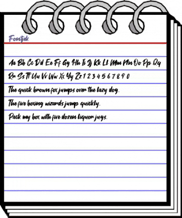 Fontjek Regular animated font preview Fontjek Regular animated font preview