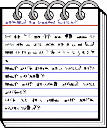 Fonts of Afrika Sample Regular animated font preview