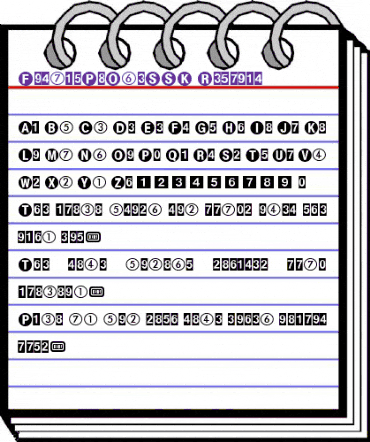 FormatPiOneSSK Regular animated font preview
