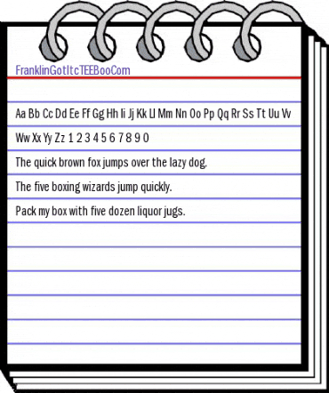 FranklinGotItcTEEBooCom Regular animated font preview FranklinGotItcTEEBooCom Regular animated font preview