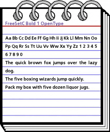 FreeSetC Regular animated font preview FreeSetC Regular animated font preview