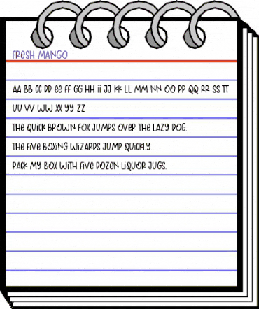 Fresh Mango Regular animated font preview Fresh Mango Regular animated font preview