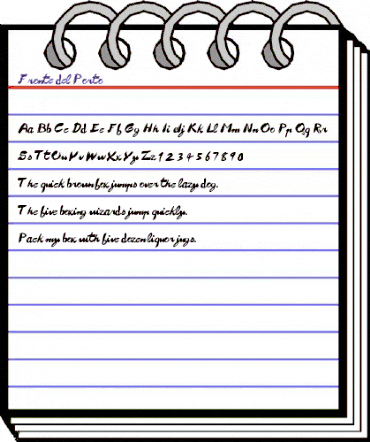 Fronte del Porto Regular animated font preview Fronte del Porto Regular animated font preview