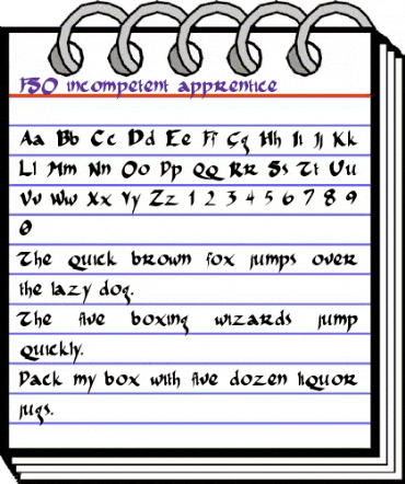 FSO incompetent apprentice Regular animated font preview FSO incompetent apprentice Regular animated font preview