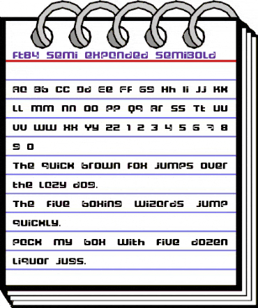 ft84 Semi-expanded SemiBold animated font preview ft84 Semi-expanded SemiBold animated font preview