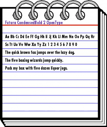 Futura Bold Condensed animated font preview Futura Bold Condensed animated font preview