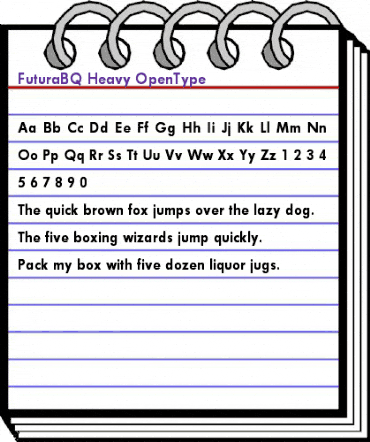 Futura BQ Regular animated font preview