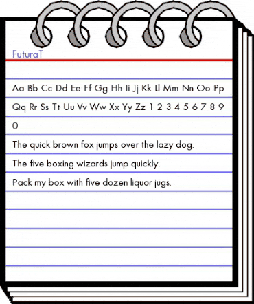 FuturaT Regular animated font preview FuturaT Regular animated font preview