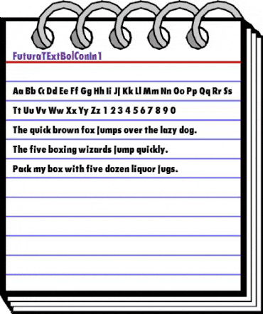 FuturaTExtBolConIn1 Regular animated font preview FuturaTExtBolConIn1 Regular animated font preview