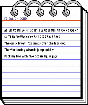 FZ BASIC 1 COND Normal animated font preview FZ BASIC 1 COND Normal animated font preview